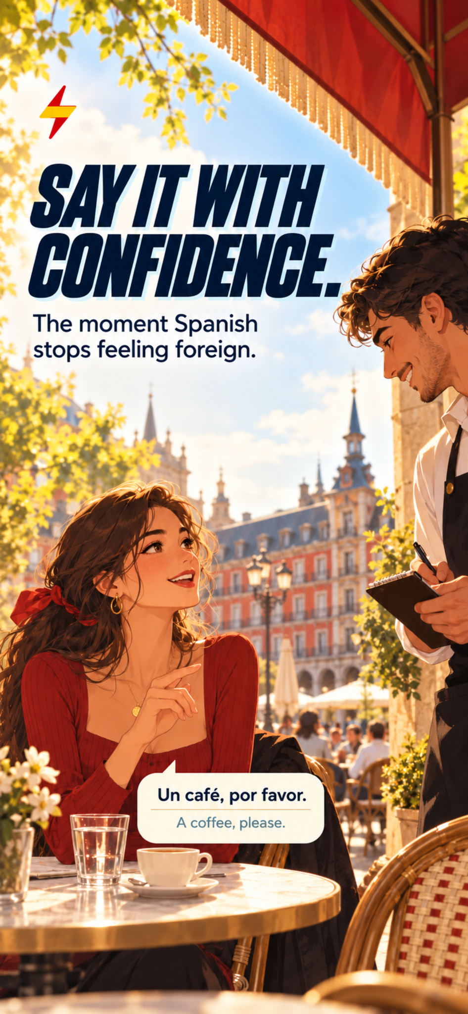 Spanish Maxxing confidence lesson preview